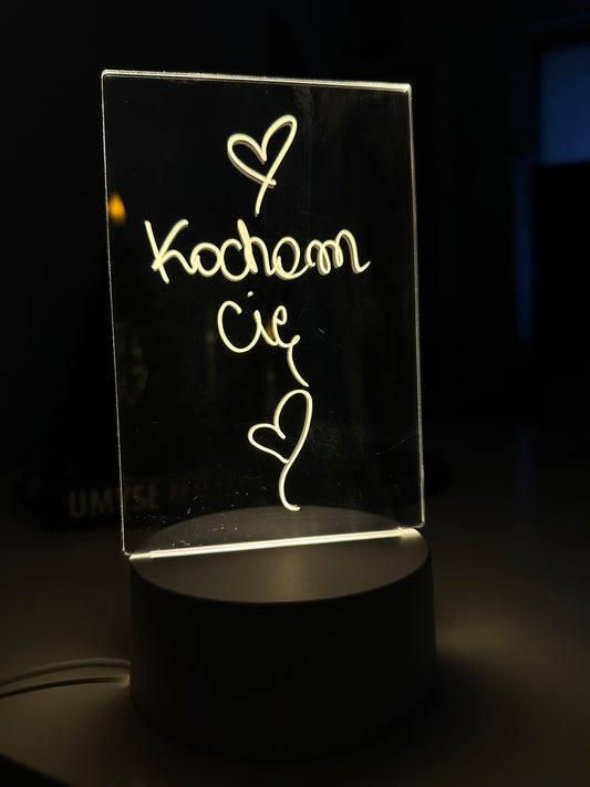 GlowMessage – LAMPKA LED DO NOTATEK