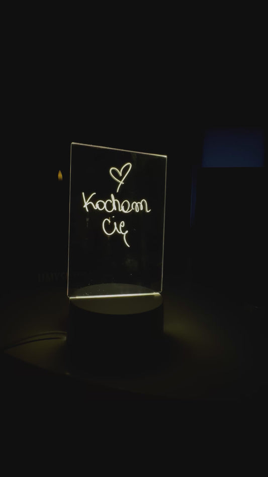 GlowMessage – LAMPKA LED DO NOTATEK